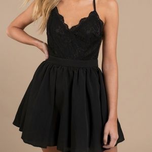 Tobi Mila Black Lace Dress
